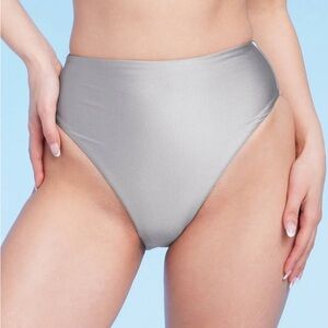 Shade & Shore Cheeky High Waist High Leg Bikini Bottoms